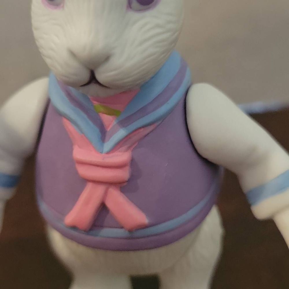Department 56 Vintage 1984 Jointed Andy Mandy Easter Bunny‎ Rabbit Bisque in box - Picture 7 of 16